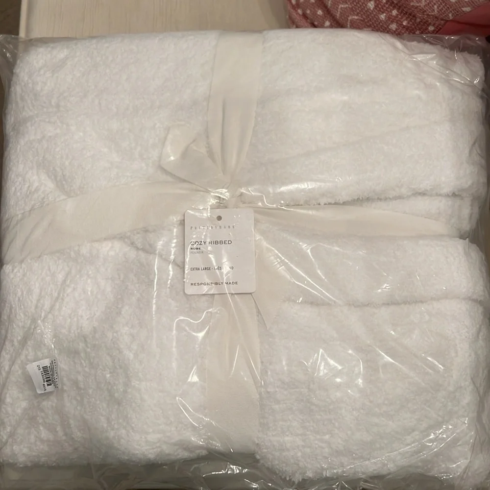 Pottery Barn Cozy Ribbed Robe - Picture 3 of 5